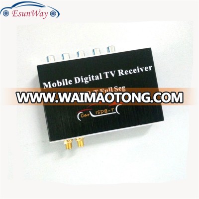 Car ISDB-T FULL SEG Digital TV Receiver DIGITAL TV TUNER Receiver Brazil Peru argentina HD car isdb-t full seg set top box